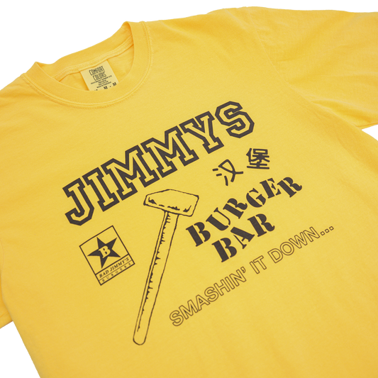 Bad Jimmy's Judge Tee – Yellow