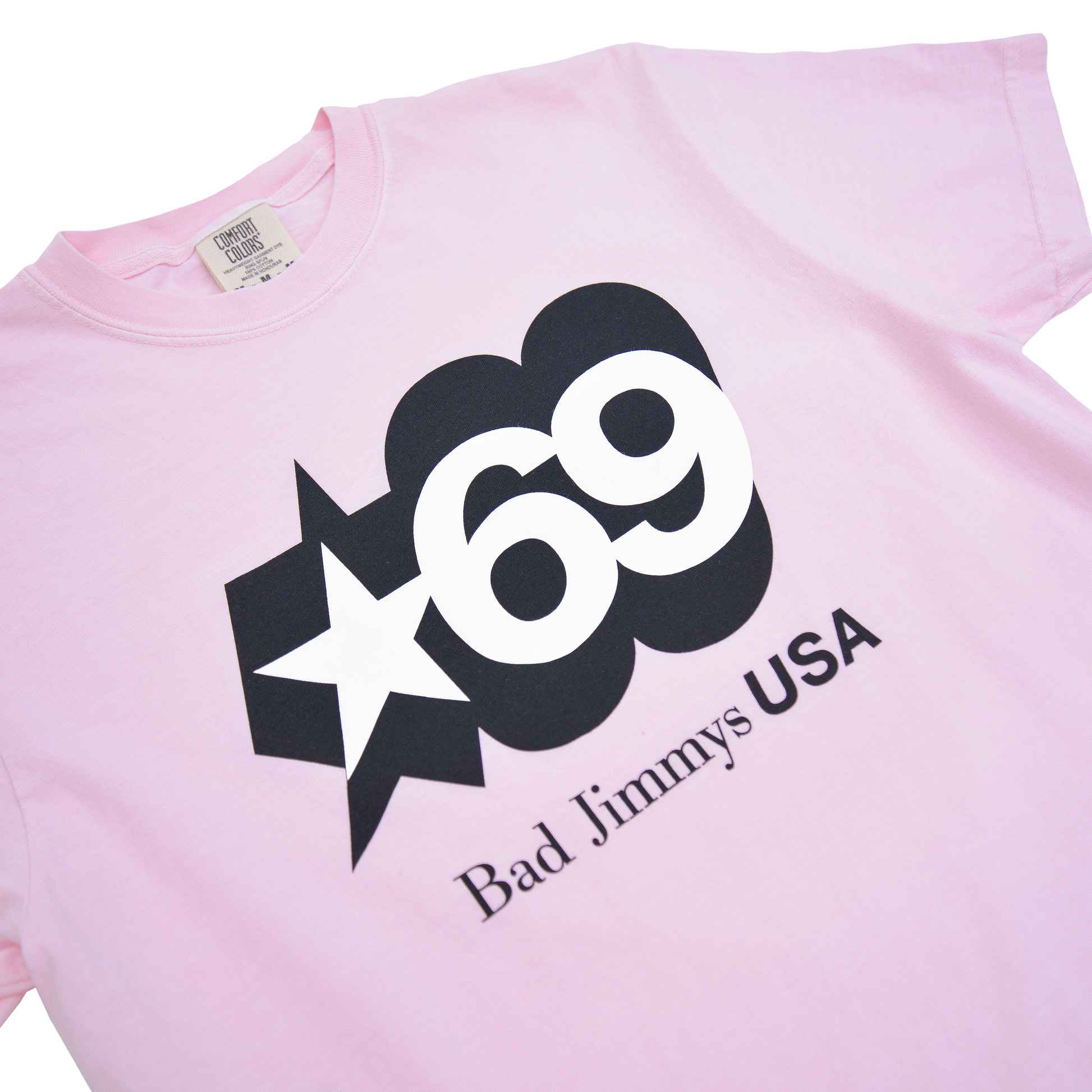 Bad Jimmy's USA 69' Tee - Pigment Pink