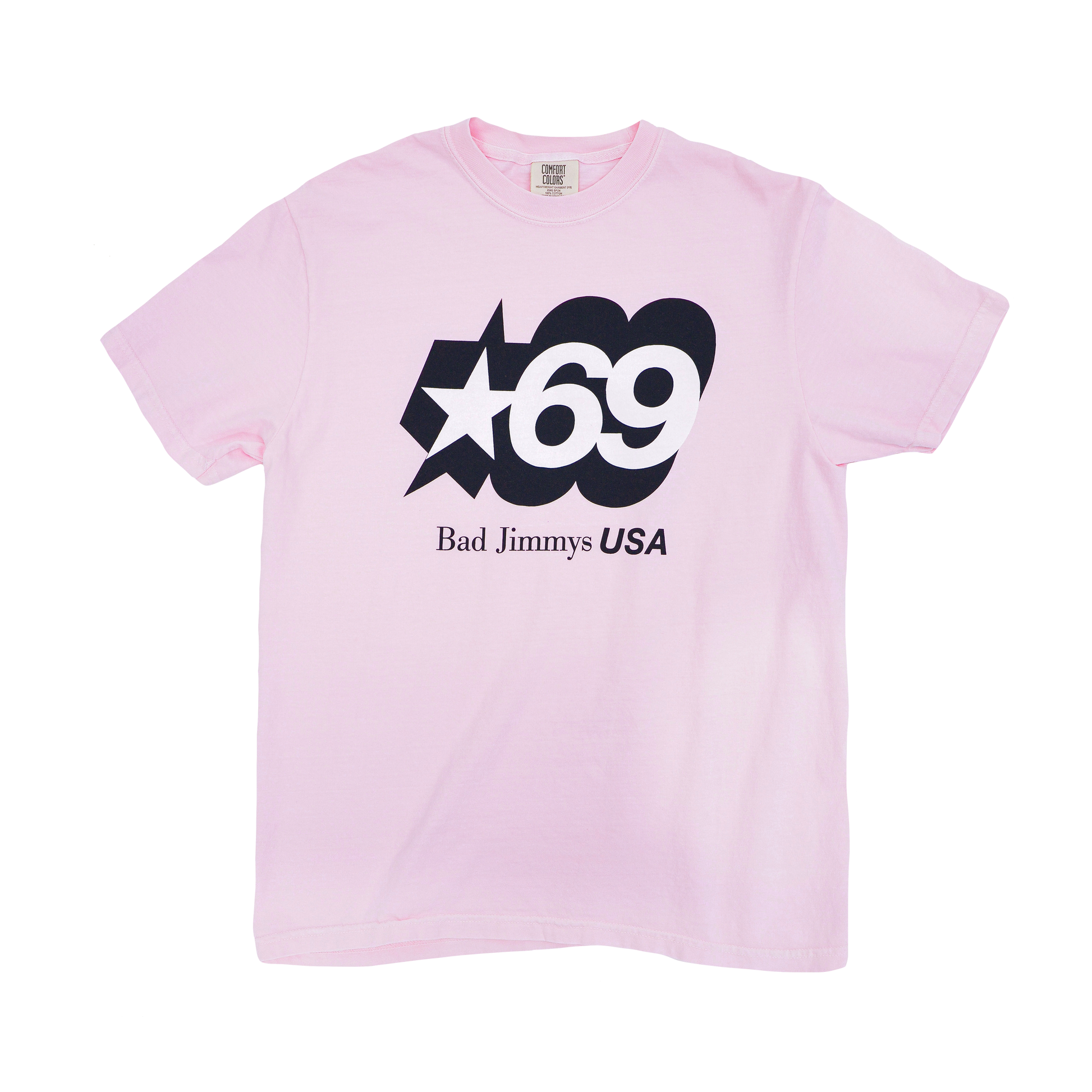 Bad Jimmy's USA 69' Tee - Pigment Pink