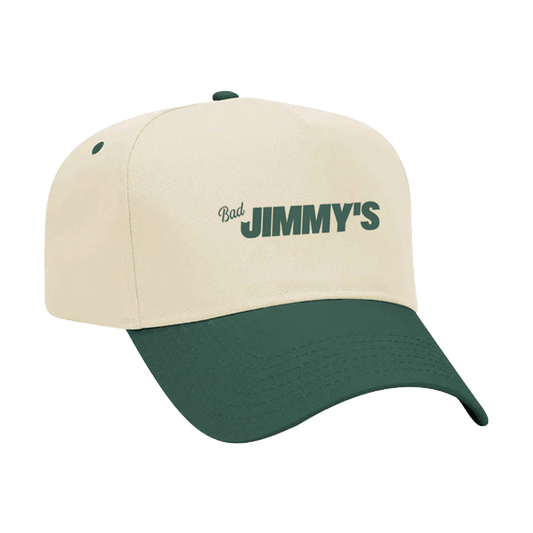 Bad Jimmy's Logo Hat – Natural/Green