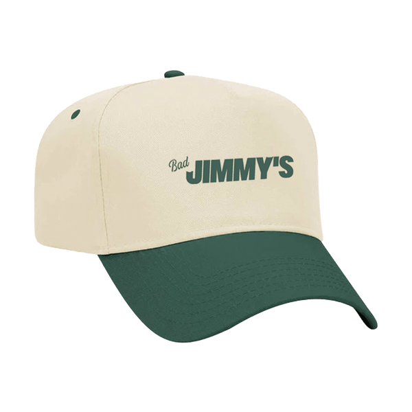 Bad Jimmy's Logo Hat – Natural/Green