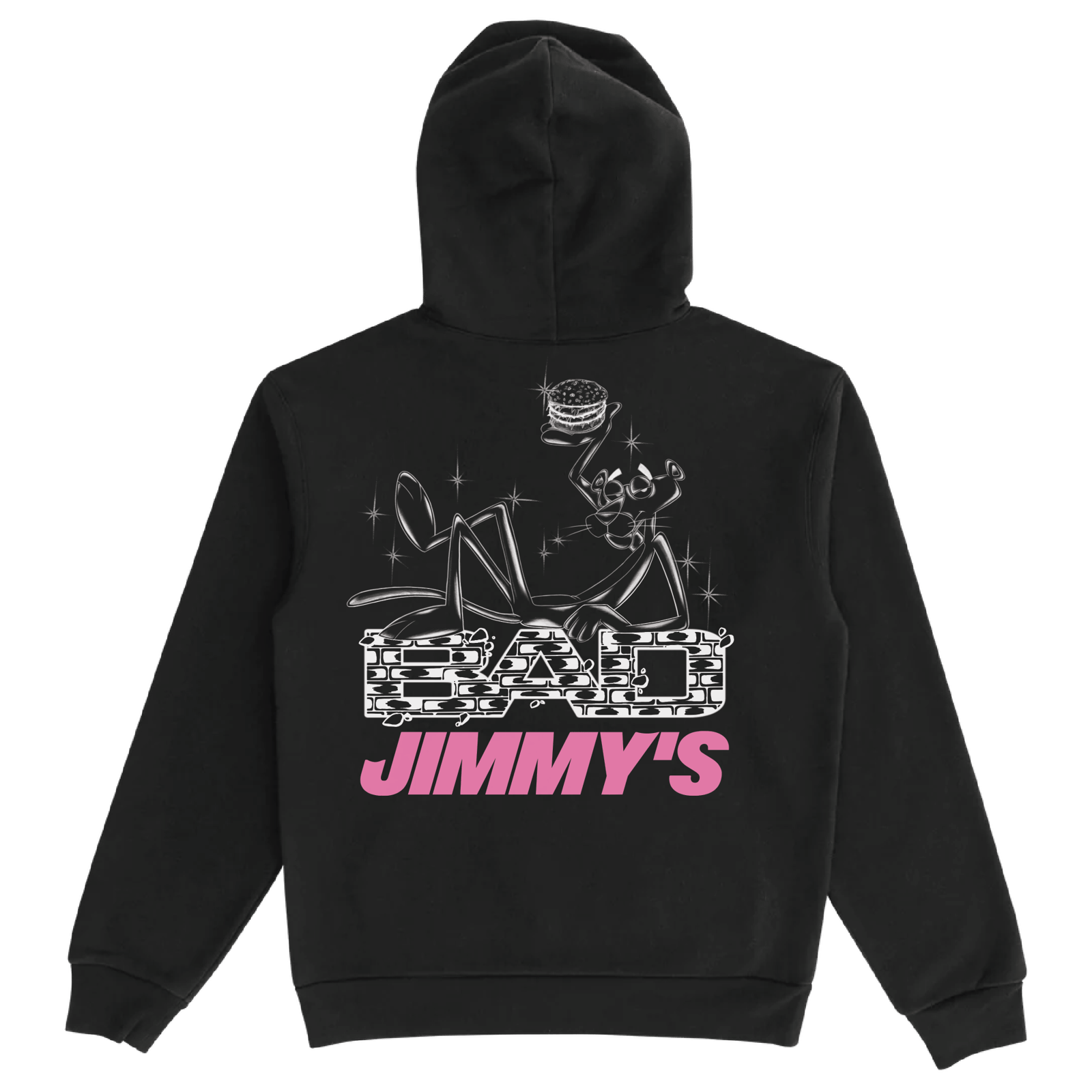 Bad Jimmy's Panther Hoodie – Black