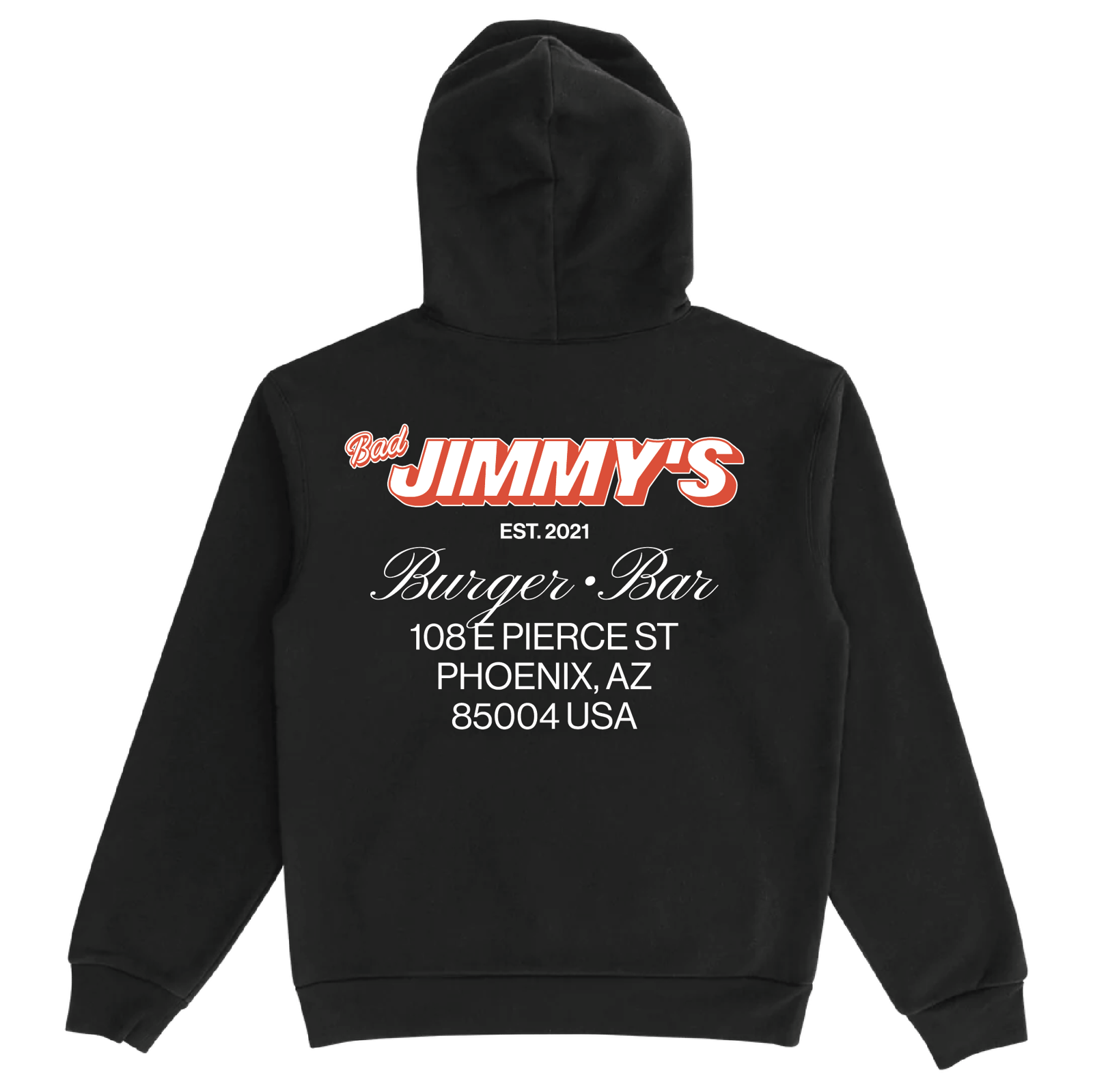 Bad Jimmy's Shop Hoodie – Black